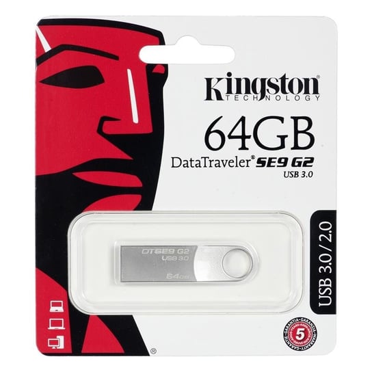 Pendrive KINGSTON DataTraveler SE9 G2, 64 GB, USB 3.0 Kingston