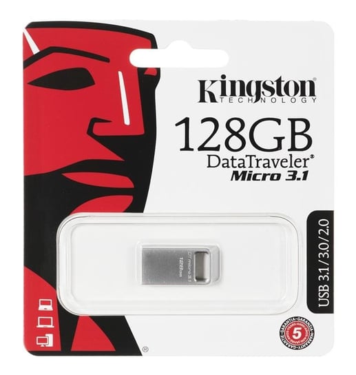 Pendrive KINGSTON DTMicro, 128 GB, USB 3.1 Kingston