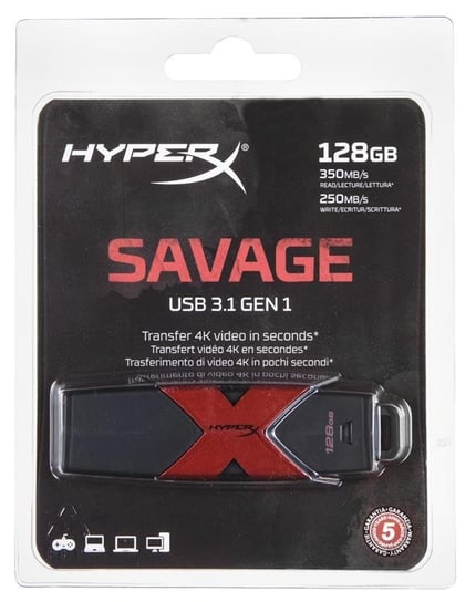Pendrive KINGSTON HX Savage, 128 GB, USB 3.1 Kingston