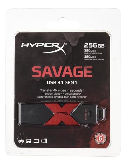 Pendrive KINGSTON HX Savage, 256 GB, USB 3.1 Kingston
