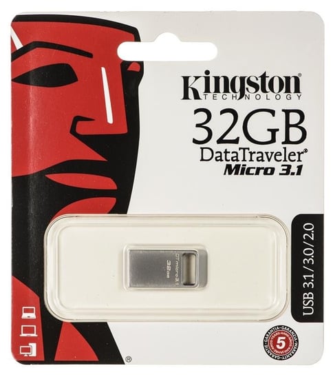 Pendrive KINGSTON micro DTMC3, 32 GB, USB 3.1 Kingston