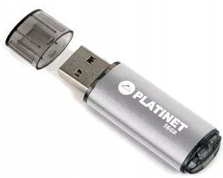 Pendrive Platinet USB 2.0 X-Depo 16GB Srebrny PLATINET