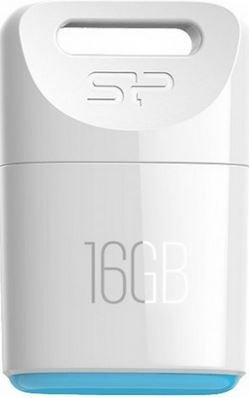 Pendrive SILICON POWER Touch T06 SP016GBUF2T06V1W, 16 GB, USB 2.0 Silicon Power