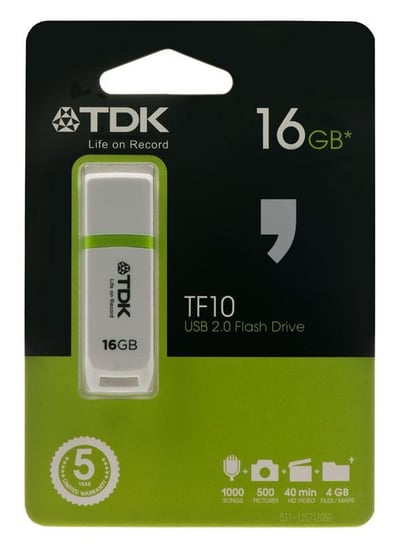 Pendrive TDK TF10 T78938, USB 2.0, 16 GB 