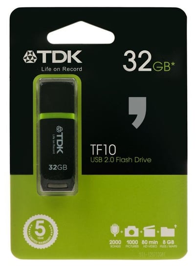 Pendrive TDK TF10 USB 2.0 32GB Black 