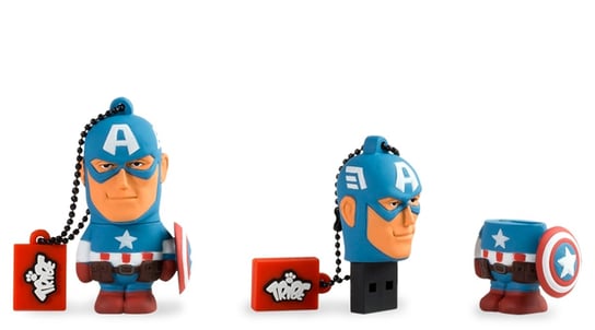 Pendrive TRIBE FD016501 Marvel Avengers Captain America, 16 GB, USB 2.0 Tribe