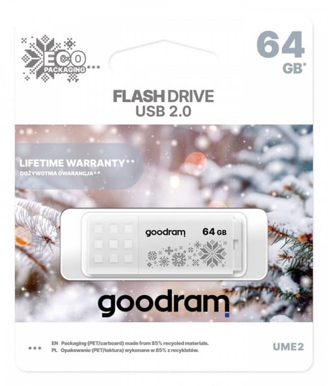 Pendrive UME2 64GB USB 2.0 Winter GoodRam