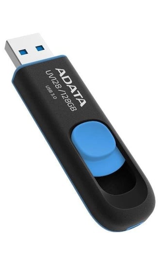 Pendrive USB ADATA DashDrive UV128, 128 GB, USB 3.0, czarno-niebieski ADATA