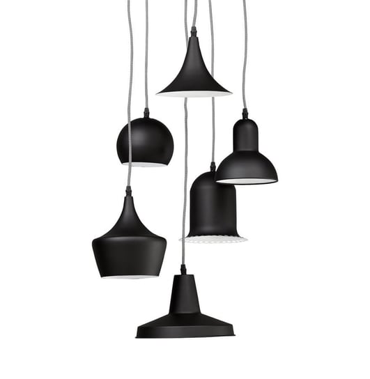 PENGAN lampa wisząca metalowa k. czarny Kokoon Design