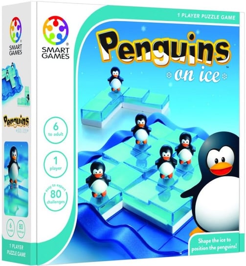 Penguins on ice (Pingwiny Na Lodzie), gra logiczna, Smart Games Smart Games