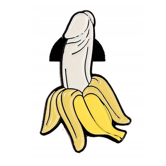 Penis bananowy przypinka Pinets