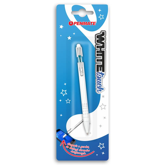 Penmate, długopis metalowy white touch penmate blister PENMATE