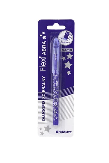 Penmate, Długopis ścieralny Flexi Abra, Niebieski, blister PENMATE