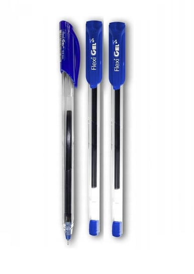 PENMATE, długopis żelowy flexi gel penmate niebieski 3 szt. PENMATE