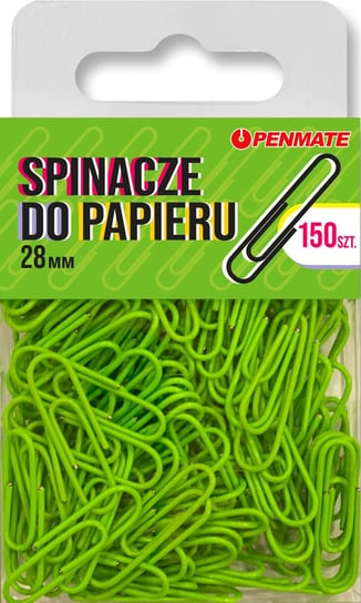 PENMATE, Spinacze Do Papieru Penmate Zielone 28 Mm Tt8319 PENMATE