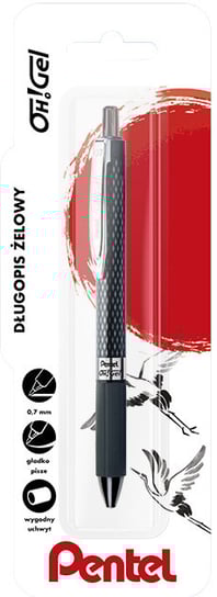 Pentel, Długopis żelowy Oh!Gel K497, 0,7 mm, czarny Pentel