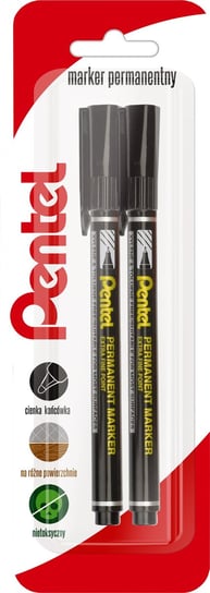PENTEL, Marker foliopis ekonomiczny z cienką końcówką NF450, czarny, 2 szt. Pentel
