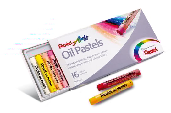 Pentel, Pastele olejne, 16 kolorów Pentel