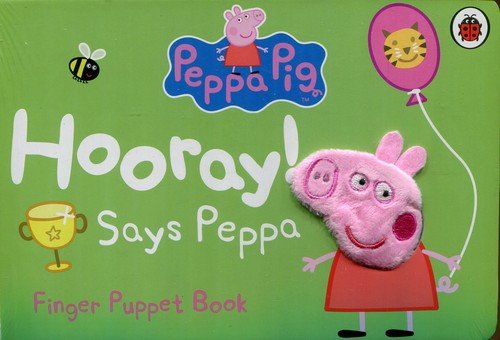 Peppa Pig. Hooray! Says Peppa. Finger puppet book Opracowanie zbiorowe