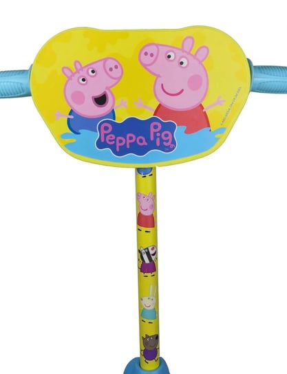 Peppa Pig Hulajnoga Trójkołowa 3-Koła Regulowana D'arpeje