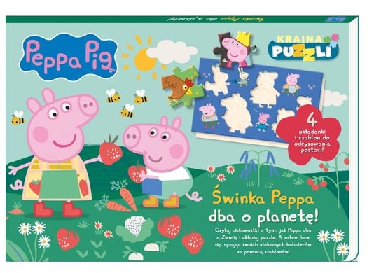 Peppa Pig. Kraina puzzli. Świnka Peppa dba o planetę! Opracowanie zbiorowe