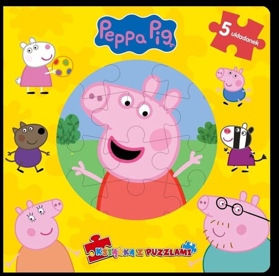 Peppa Pig. Książka z puzzlami. Opracowanie zbiorowe