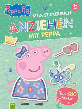 Peppa Pig Mein Stickerbuch Anziehen mit Peppa Schwager & Steinlein