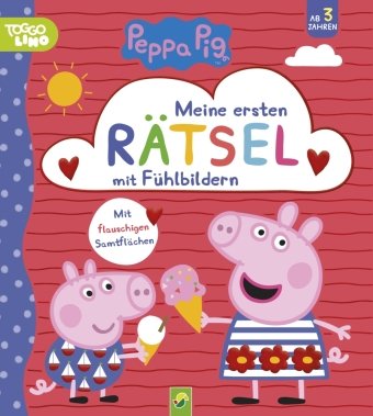 Peppa Pig Meine ersten Rätsel mit Fühlbildern Schwager & Steinlein