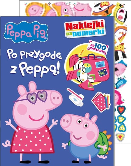 Peppa Pig Naklejki na Numerki Media Service Zawada Sp. z o.o.