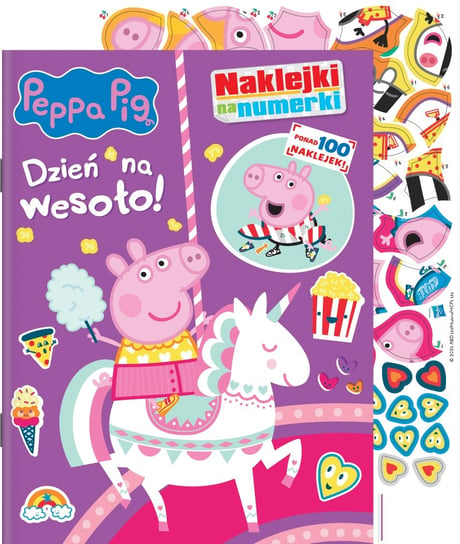 Peppa Pig Naklejki na Numerki Media Service Zawada Sp. z o.o.