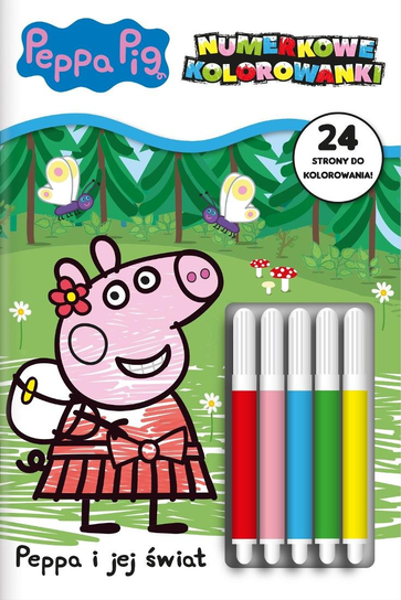 Peppa Pig Numerkowe Kolorowanki Media Service Zawada Sp. z o.o.