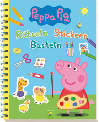 Peppa Pig Rätseln, Stickern, Basteln. Mit 100 farbenfrohen Stickern Schwager & Steinlein
