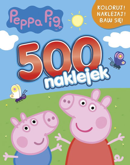 Peppa Pig Świnka Peppa 500 Naklejek Media Service Zawada Sp. z o.o.