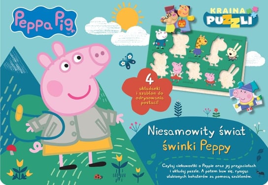 Peppa Pig Świnka Peppa Kraina Puzzli Media Service Zawada Sp. z o.o.