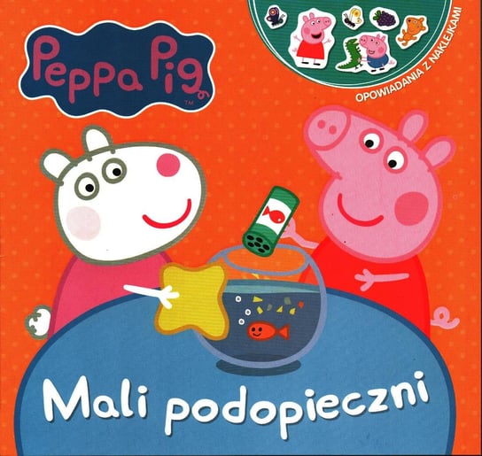 Peppa Pig Świnka Peppa Opowiadania z Naklejkami Media Service Zawada Sp. z o.o.