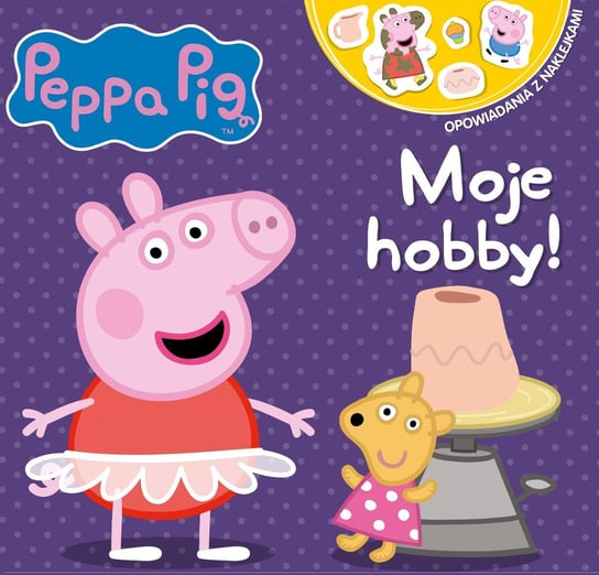 Peppa Pig Świnka Peppa Opowiadania z Naklejkami Media Service Zawada Sp. z o.o.