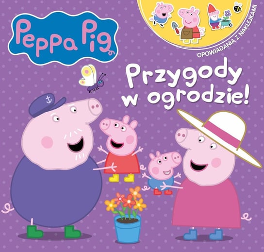Peppa Pig Świnka Peppa Opowiadania z Naklejkami Media Service Zawada Sp. z o.o.