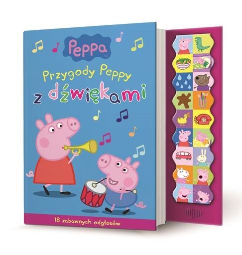 Peppa Pig Świnka Peppa Przygody Peppy z dźwiękami Media Service Zawada Sp. z o.o.