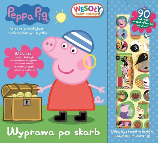 Peppa Pig Świnka Peppa Wesoły Świat Naklejek Media Service Zawada Sp. z o.o.