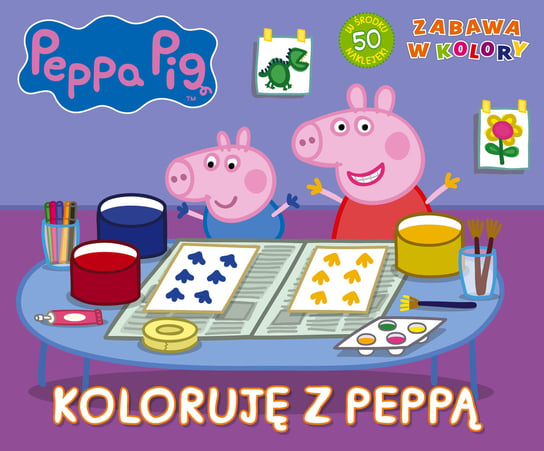 Peppa Pig Świnka Peppa Zabawy w Kolory Media Service Zawada Sp. z o.o.
