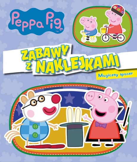 Peppa Pig Świnka Peppa Zabawy z Naklejkami Media Service Zawada Sp. z o.o.