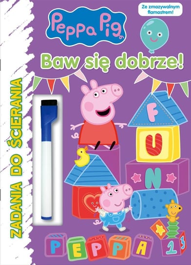 Peppa Pig. Świnka Peppa. Zadania do Ścierania Media Service Zawada Sp. z o.o.