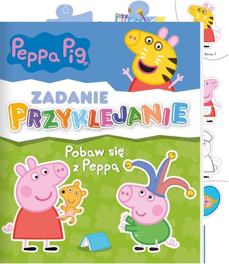 Peppa Pig Świnka Peppa Zadanie Przyklejanie Media Service Zawada Sp. z o.o.
