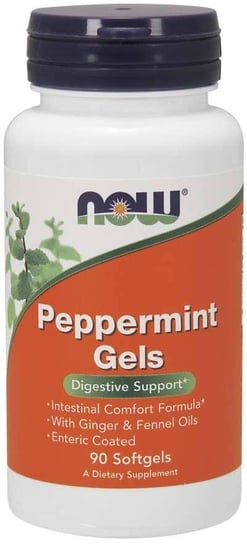 Peppermint Gels - Olej z Mięty Pieprzowej (90 kaps.) Now Foods