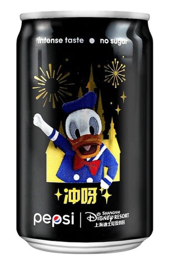 Pepsi Bez Cukru Kaczor Donald Disney Napój Gazowany Limited Edition 200Ml Pepsi