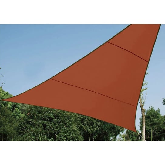 Perel Żagiel przeciwsłoneczny, trójkątny, 3,6 m terakota Perel