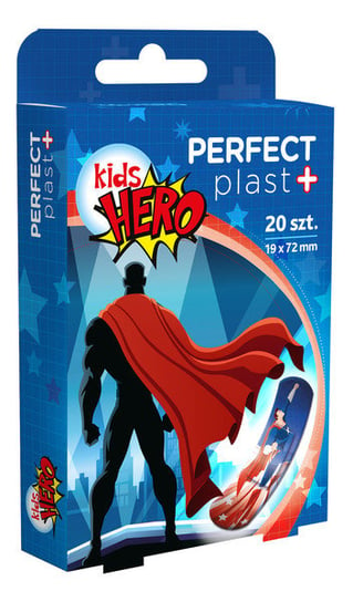 Perfect Plast, Kids Hero, plastry opatrunkowe dla dzieci, 20 szt. Perfect Plast