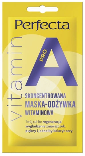 Perfecta Beauty, Vitamin proA Skoncentrowana maska-odżywka witaminowa, 8 ml Perfecta