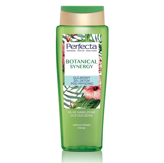 Perfecta, Botanical Synergy, olejkowy żel-detox pod prysznic Zielona Herbata i Mango, 400 ml Perfecta