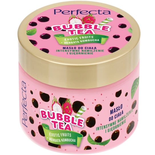 Perfecta, Bubble Tea, masło do ciała Exotic Fruits, 300ml Perfecta